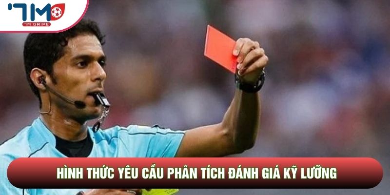 Hình thức yêu cầu phân tích đánh giá kỹ lưỡng